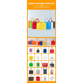 Promotion boutique eco laminated tote shopping non-woven bag